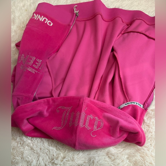 rare Juicy Couture x Dunkin’ velour hoodie - Picture 5 of 8